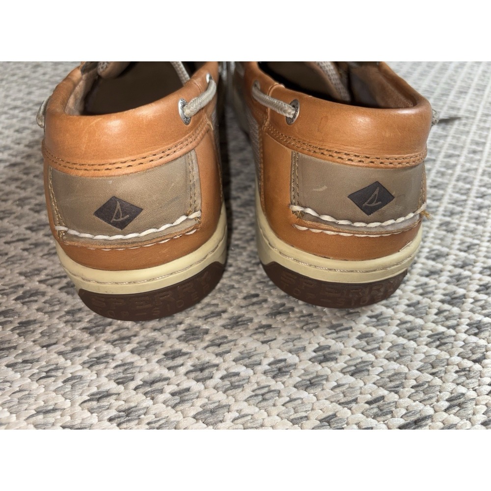 Sperry Topsider Men's 11.5 Billfish 3 Eye Boat Loafers Leather Shoes Preppy New - Picture 8 of 16